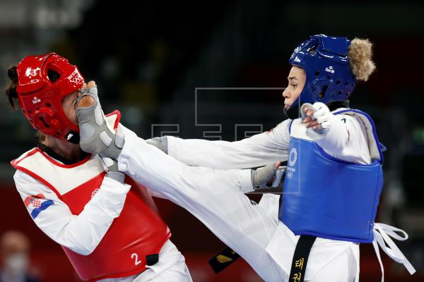  La colombiana Andrea Ramírez Vargas se impuso con una sólida victoria de 25 a 5 en la categoría de taekwondo de hasta 49…