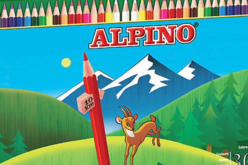  El motivo por el que todas las cajas de lápices Alpino tienen misteriosas señales de 10 kilómetros