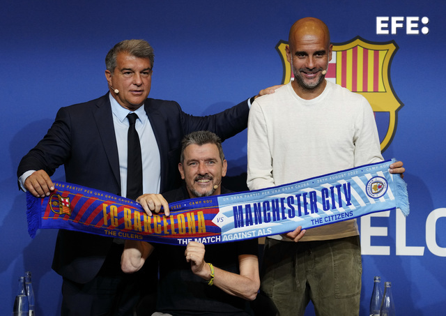  FC Barcelona y Manchester City se citan el próximo 24 de agosto contra la esclerósis lateral amiotrófica (ELA).

 …