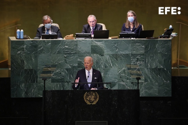  «Una guerra nuclear no puede ganarse y nunca debe lucharse» y otras frases de Biden en la ONU. #UNGA 

 Justin Lane
 …