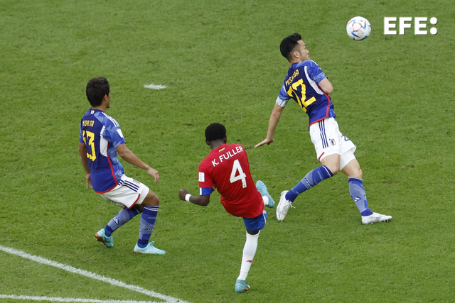  Un gol de Fuller ante Japón mantiene viva a Costa Rica.
#Qatar2022
#JPN #CRC #JPNCRC

 …