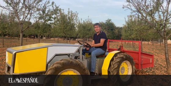  El insólito caso de Miquel, el payés e ingeniero que patenta el primer tractor amarillo eléctrico español …
