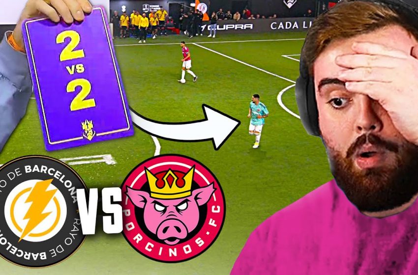  El PRIMER 2 VS 2 de KINGS LEAGUE | PORCINOS FC vs RAYO DE BARCELONA