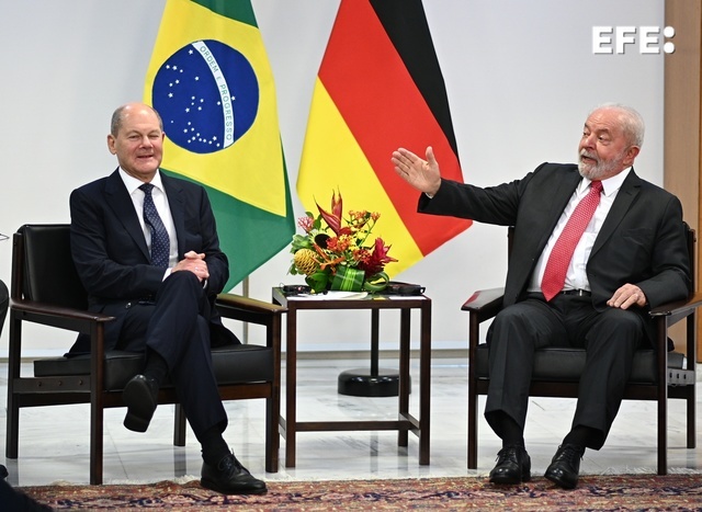 #ÚLTIMAHORA | El presidente de Brasil, Luiz Inácio Lula da Silva, propone, en su reunión con el canciller alemán, Olaf S…