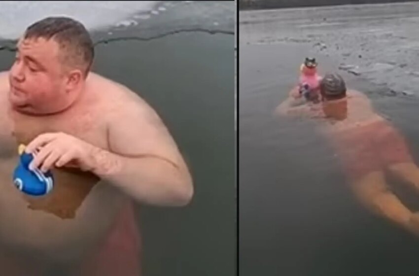  El ‘tiktoker’ sueco que se ha hecho famoso con sus vídeos nadando en agua helada