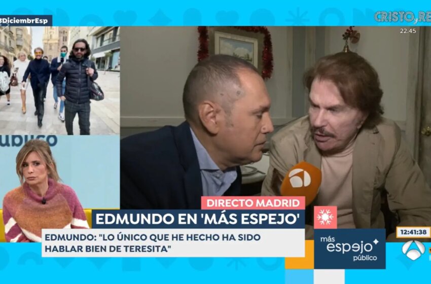  Edmundo Arrocet concede una entrevista a ‘Espejo Público’, pero no responde a ninguna de las preguntas