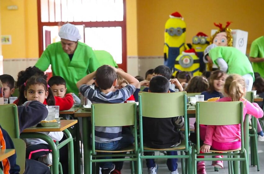  Los alumnos vulnerables tendrán comedor gratuito en Madrid en vacaciones de Navidad