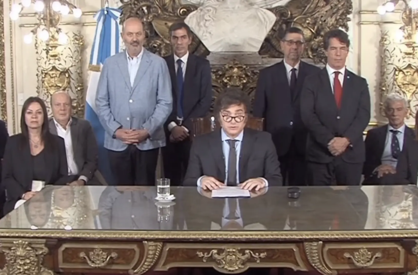  estas son las 30 medidas de su Decreto de Necesidad y Urgencia para la «reconstrucción» argentina