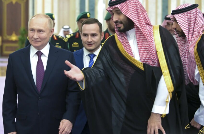 Putin se alinea con Arabia Saudí y Emiratos Árabes Unidos contra la guerra en Gaza