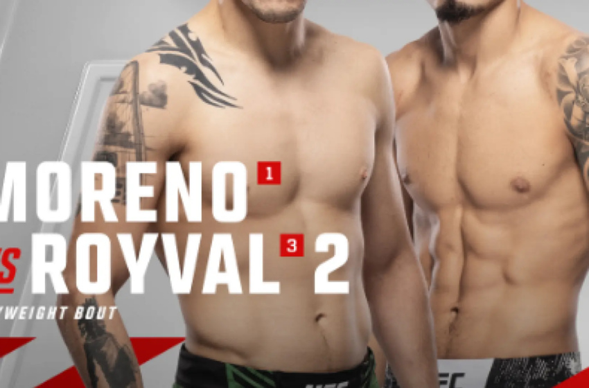  Brandon Moreno tendrá un nuevo rival en la pelea estelar de UFC Mexico City: Brandon Royval