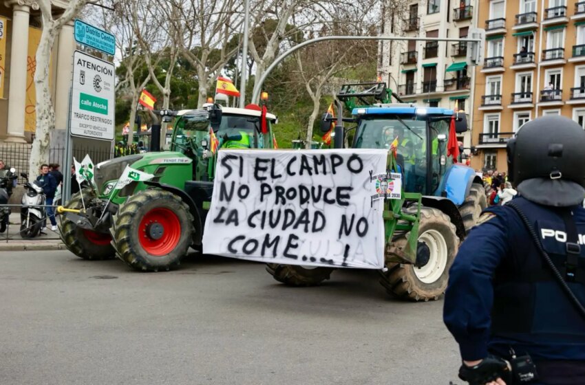  Huelga de agricultores, en directo