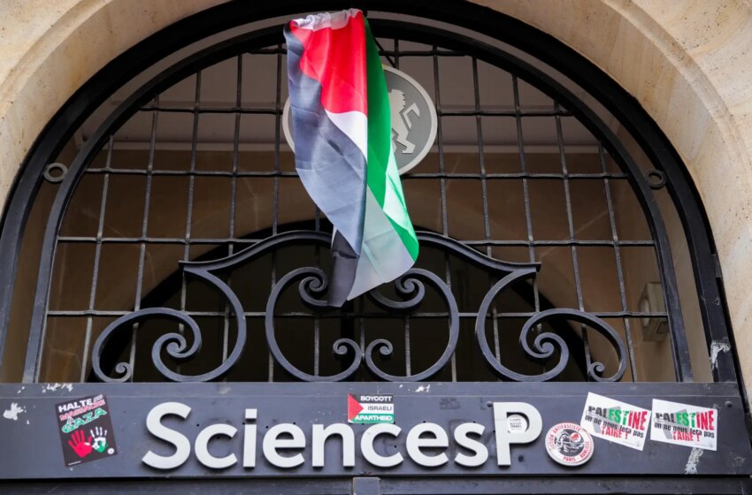  La Gendarmería expulsa a decenas de activistas propalestinos de la Universidad de Sciences Po de París