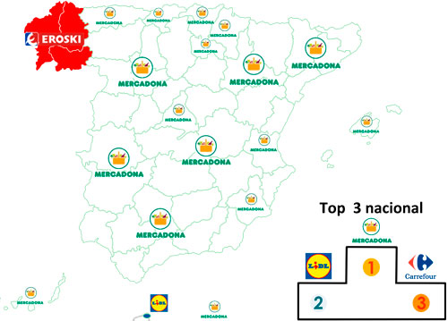 mapa top marcas supermercados