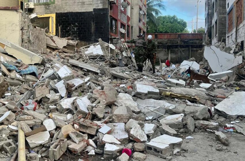  Una mujer muerta y cuatro niños heridos al desplomarse edificio en el norte de Colombia