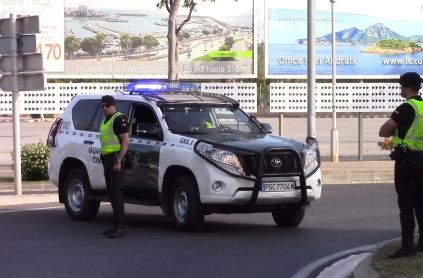  Detenido un hombre en Magaluf por golpear y amenazar a agentes y causar daños a vehículo de la Guardia Civil