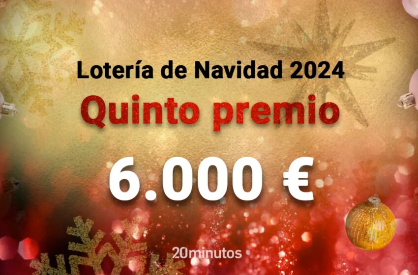  El número 97345, sexto Quinto premio de la Lotería de Navidad 2024