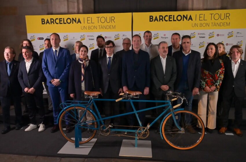  Barcelona dará salida al Tour de Francia de 2026 con una crono por equipos con final en Montjuïc