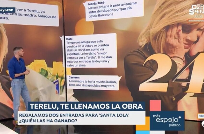 ‘Espejo Público’ sortea dos entradas para ayudar a Terelu Campos a llenar los teatros