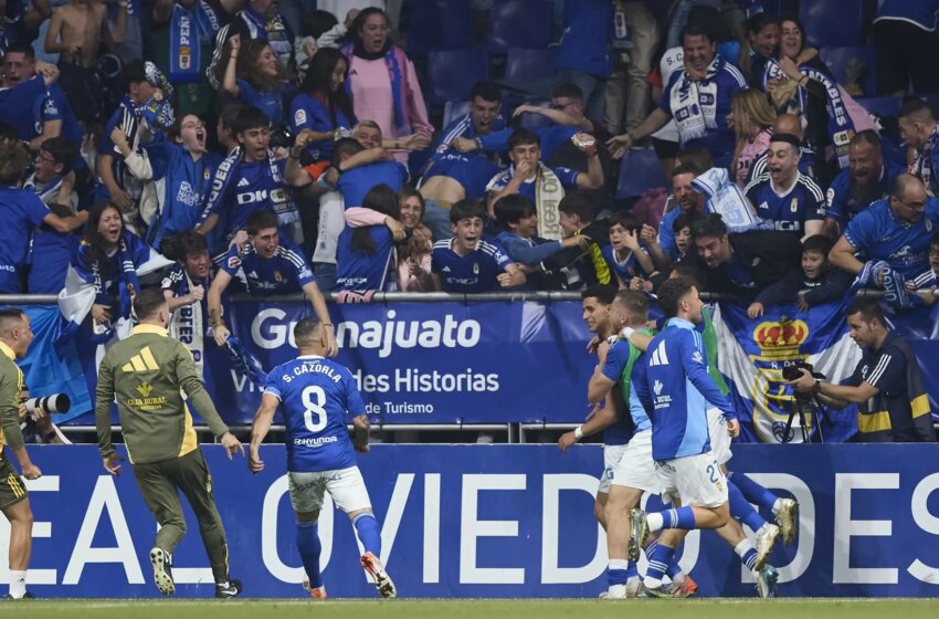 El Oviedo vuelve por fin a Primera 24 años después tras vencer al Mirandés en la prórroga