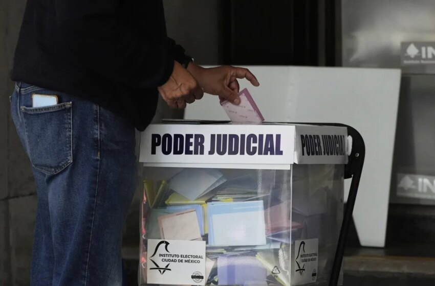  México concluye su inédita elección judicial con expectativa de una baja participación