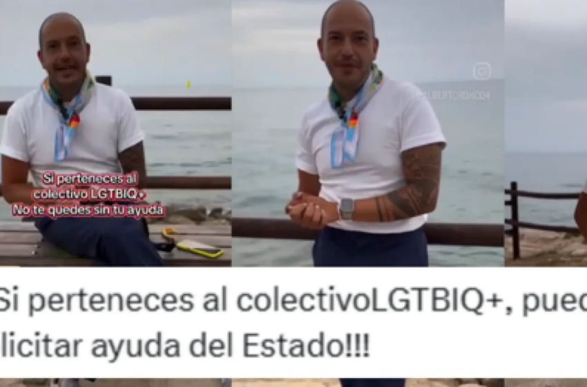 El vídeo que dice que «se ha abierto el plazo para solicitar la ayuda que dan a personas homosexuales» es humor