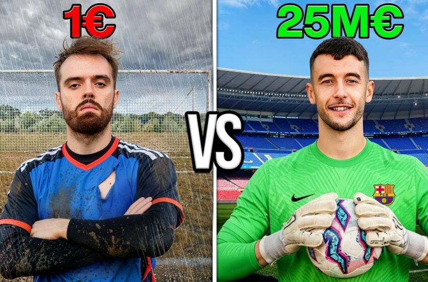  jugador de 1€ vs portero de 25M€