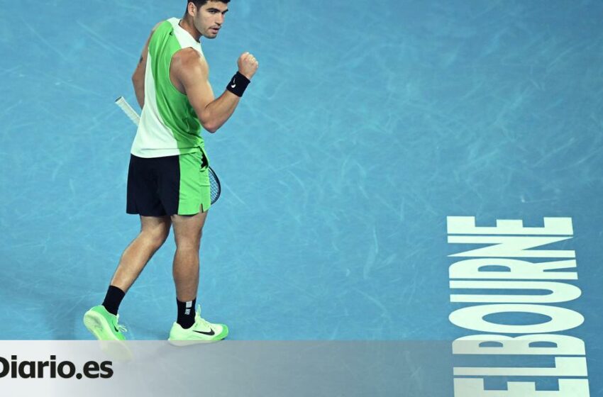  Tenis: Alcaraz – Hanfmann: horario y dónde ver el partido de segunda ronda del Open de Australia por TV