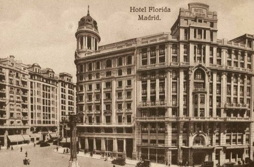  Una semana de periodismo y literatura en el Hotel Florida, lugar de reunión de corresponsales de guerra