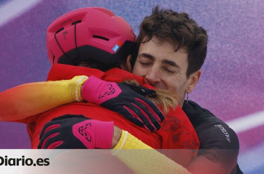  Ana Alonso y Oriol Cardona se llevan el bronce en relevo mixto de esquí de montaña