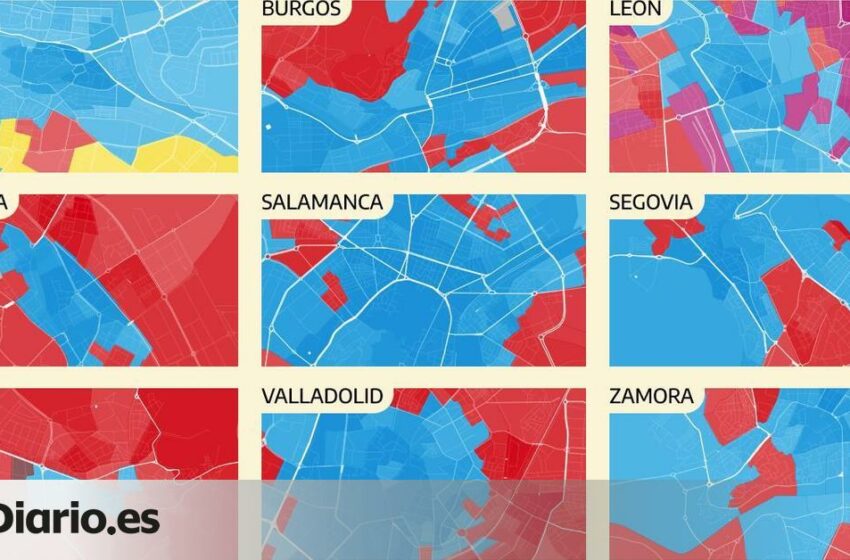  ¿Qué han votado tus vecinos? Los resultados de las elecciones en Castilla y León 2026, calle a calle