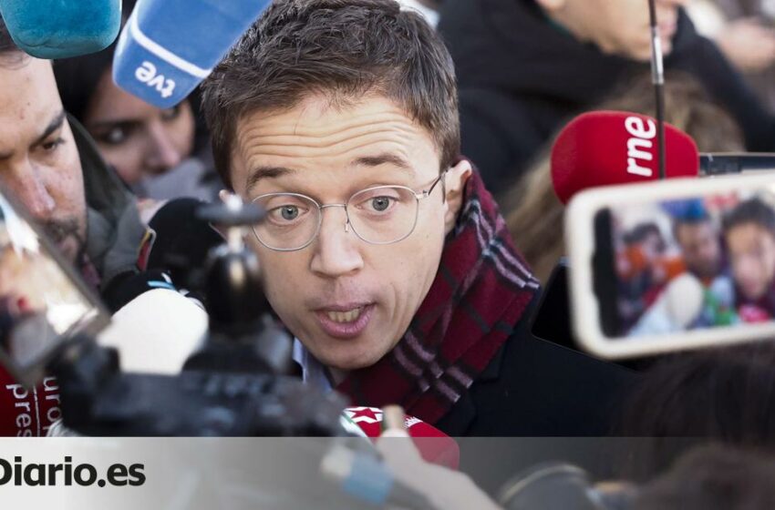  La jueza comunica a Errejón que archiva la segunda denuncia presentada contra él por agresión sexual