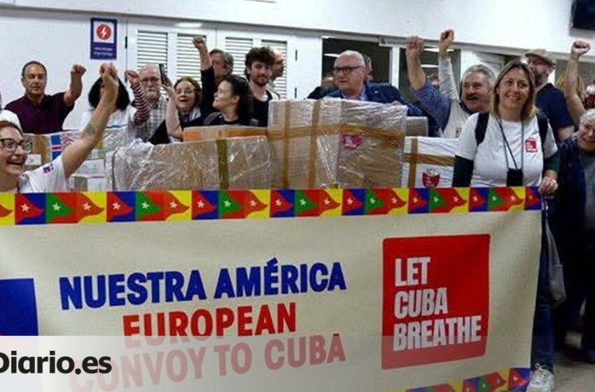  120 organizaciones y 650 activistas y representantes políticos de 33 países llegan a Cuba con una caravana solidaria ante la asfixia de Trump